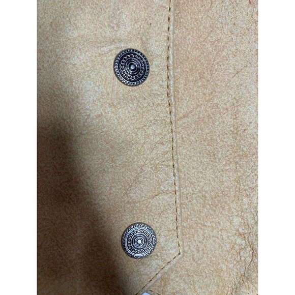 Wilsons Leather Suede Leather Vest Tan Womens Size Small Hippie Boho - Picture 5 of 12